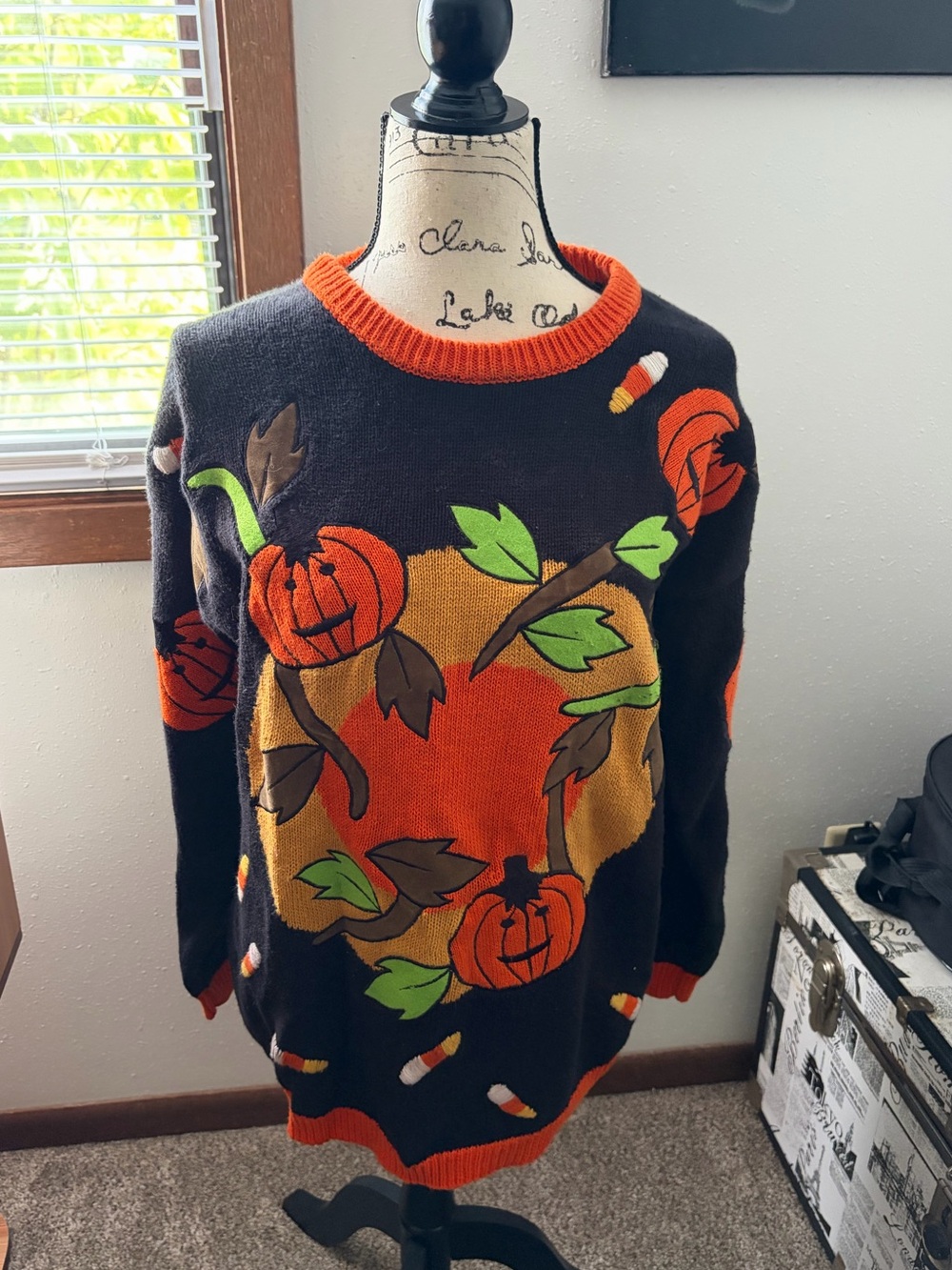 Pumpkin Knit Sweater